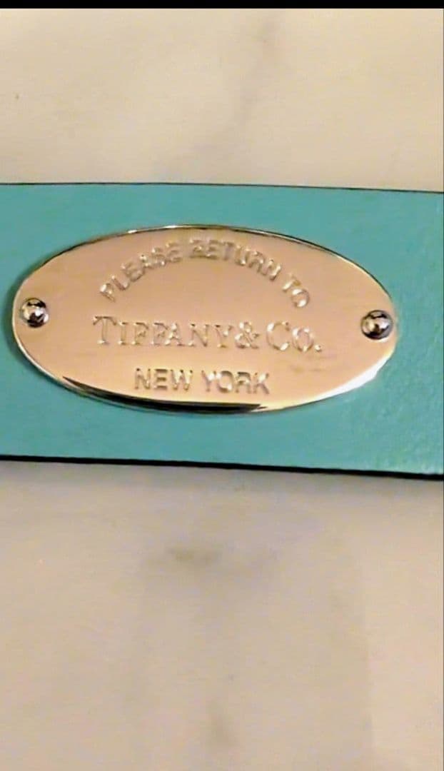 ■中〜大型犬 TIFFANY レザー首輪 Lサイズ