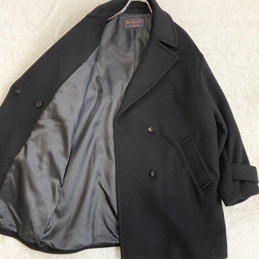 極美品・24AW✨ジャーナルスタンダード　スーパーファインビーバーPコート　黒