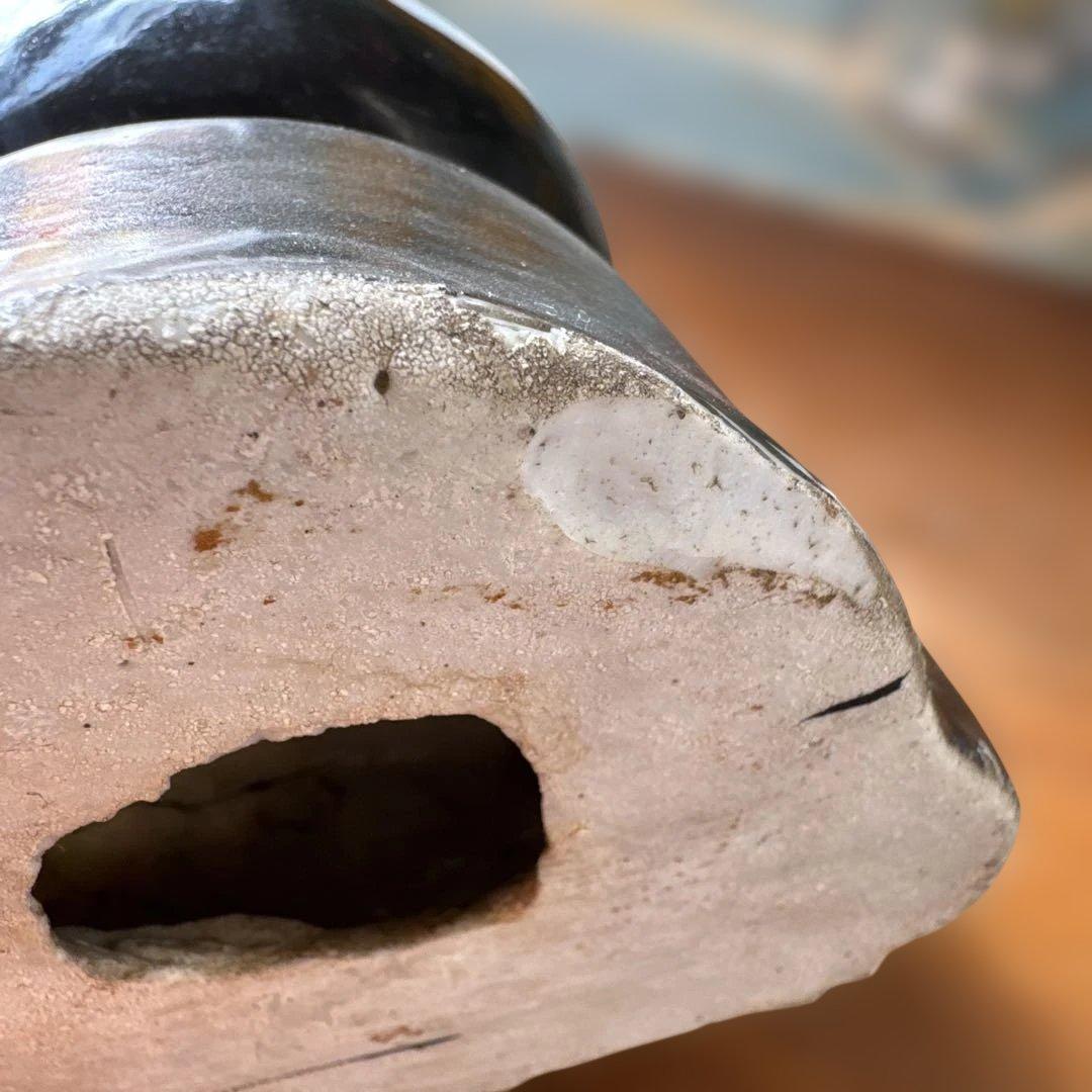 骨董　置物　縁起物　福助　明治　大正　時代物