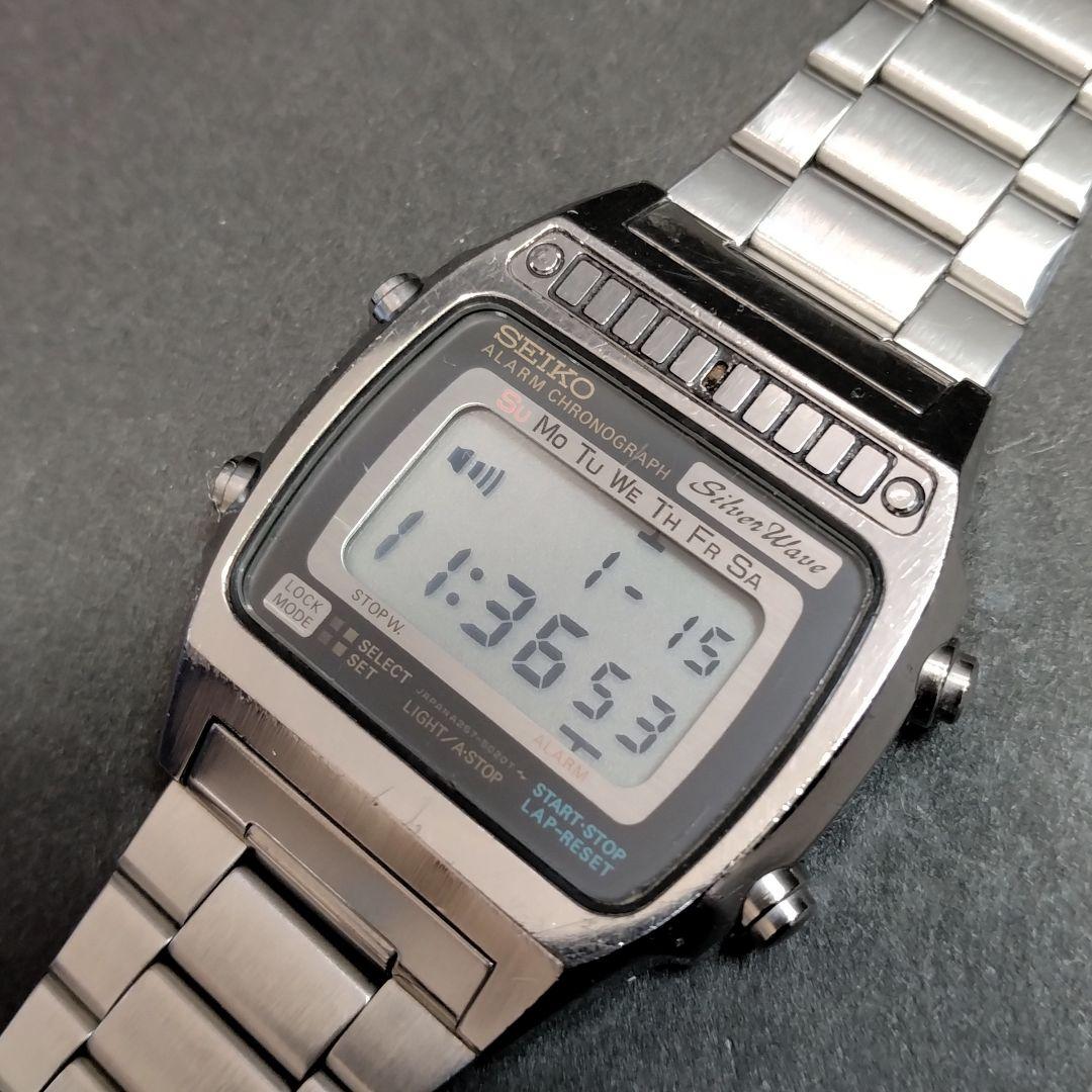 レア稼動品【80'sVTG】SEIKO SilverWave A257-5020