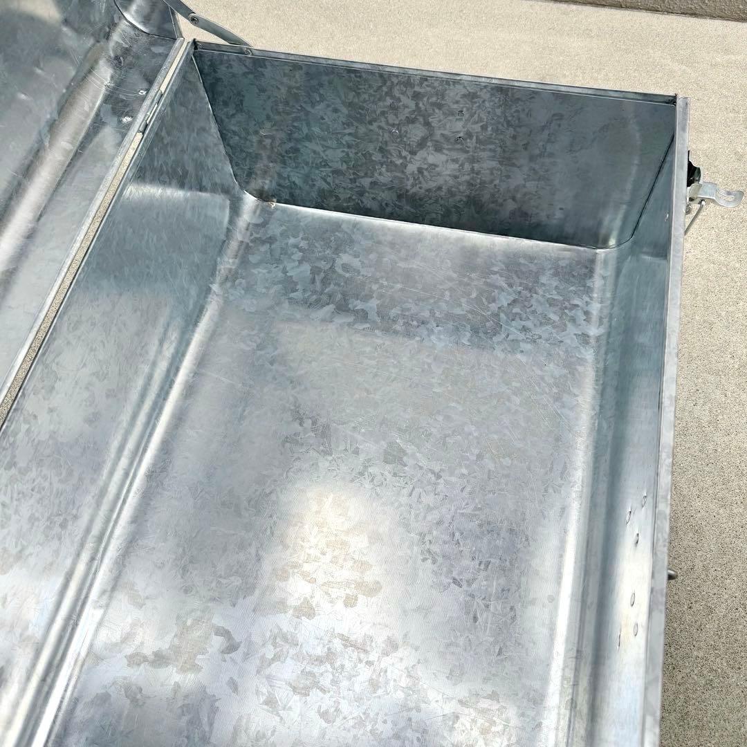 未使用✴︎ビンテージ シルバー トランク コンラン アルミケース 大 スチール