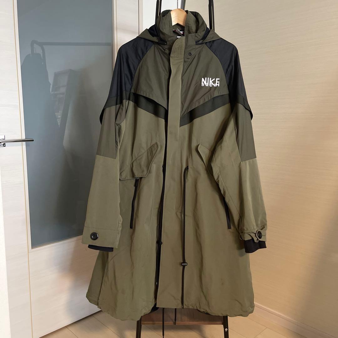 sacai NIKE モッズコート カーキ ユニセックス トレンチコート FW