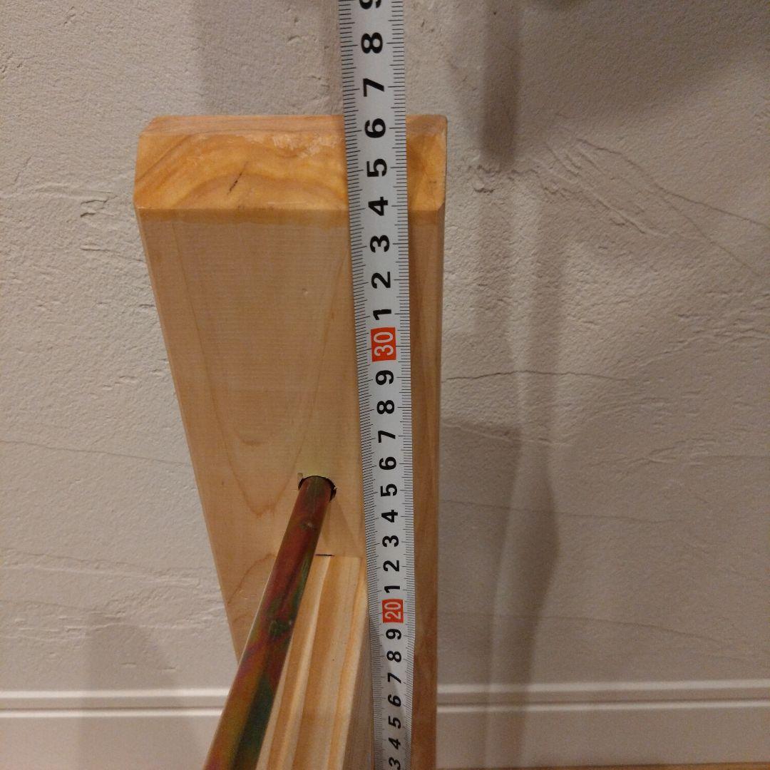 ナガノ産業 餅つき 石臼用木台 高さ36cm