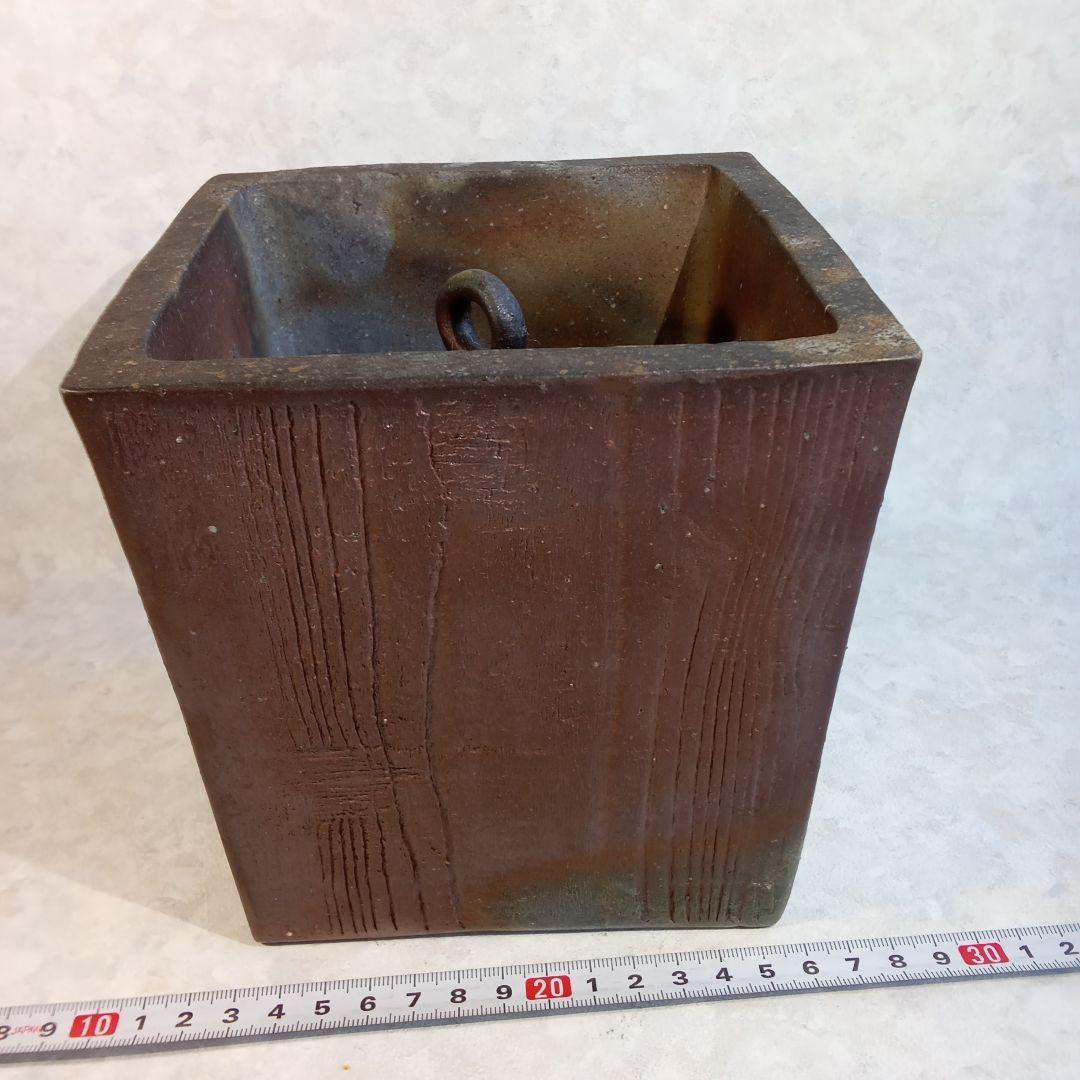 備前焼作家・小山一草【備前　釣瓶花入】