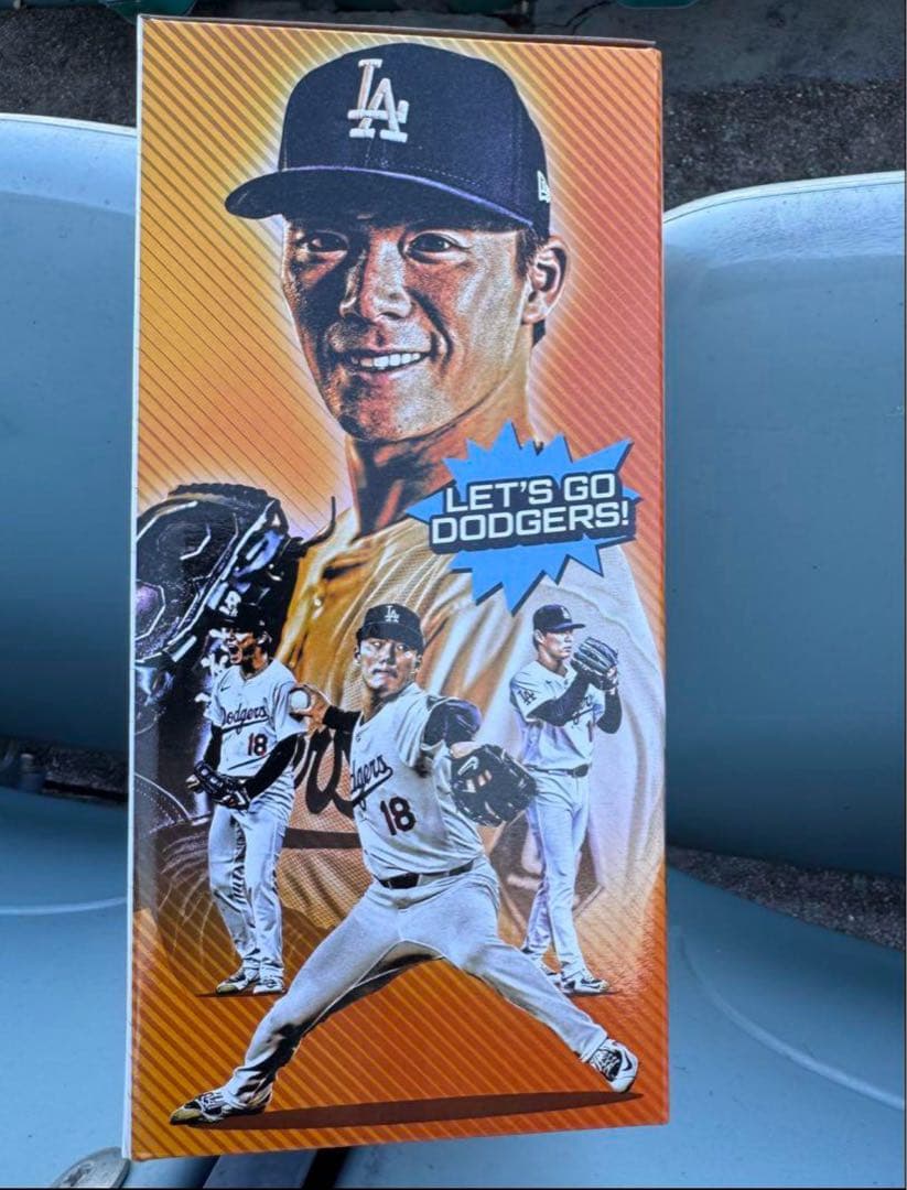 山本由伸　ボブルヘッド　ドジャース　来場者限定　スタジオ配布　新品