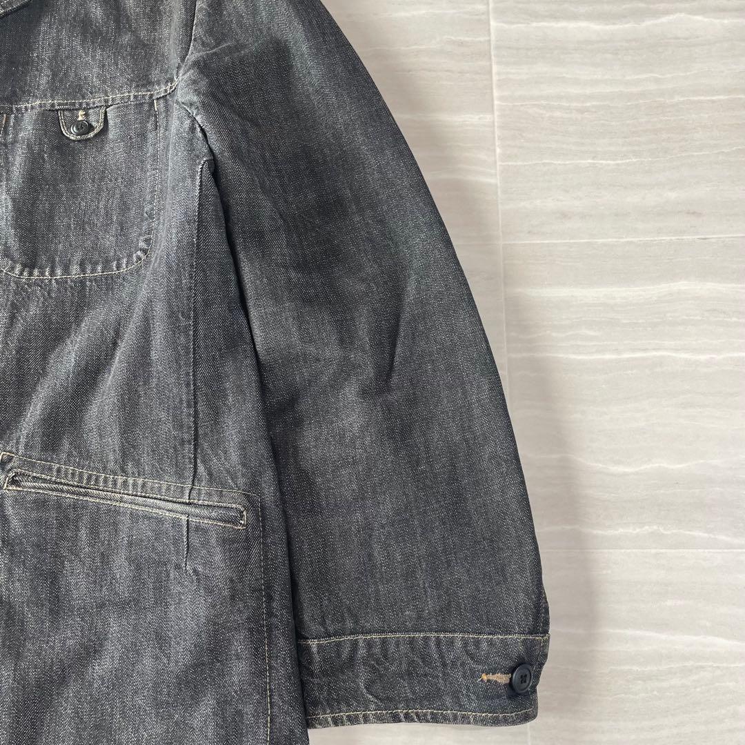 Burberry デニムジャケット XL カバーオール ノバチェック 三陽商会