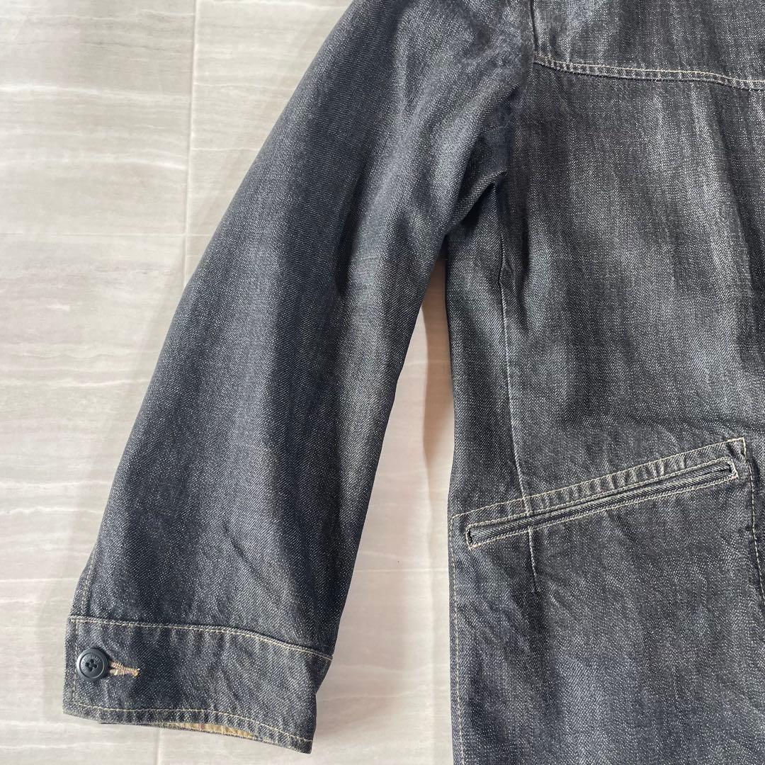 Burberry デニムジャケット XL カバーオール ノバチェック 三陽商会