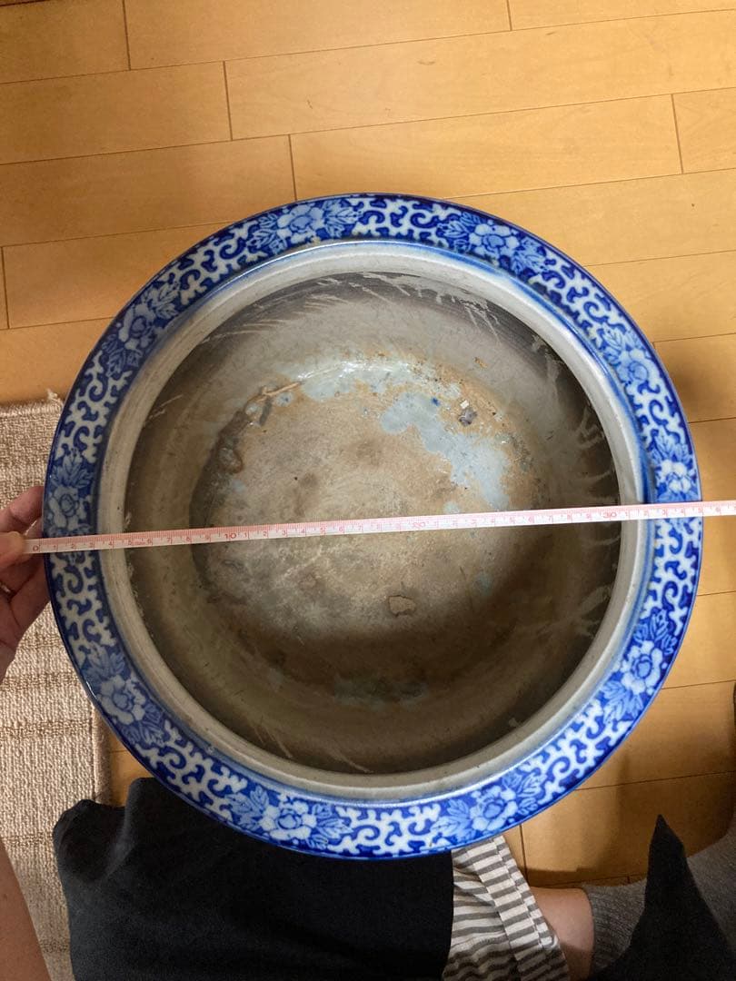 【骨董品年代物】　明治時代大火鉢