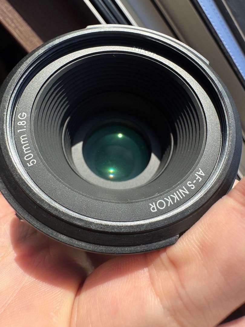 AF-S NIKKOR 50mm f1.8G フィルター付き