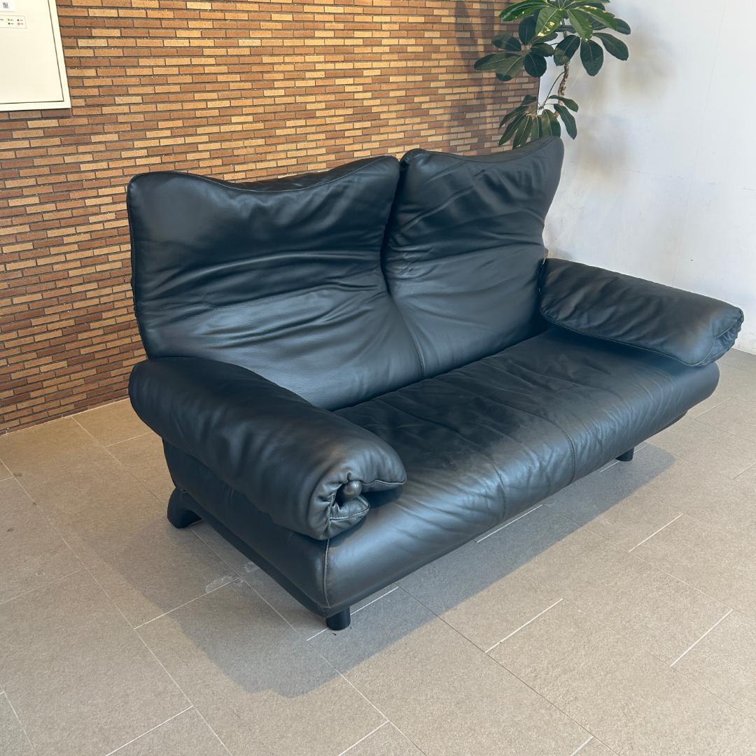 ♥Poltromec Gemini 本革ソファ 2人掛け