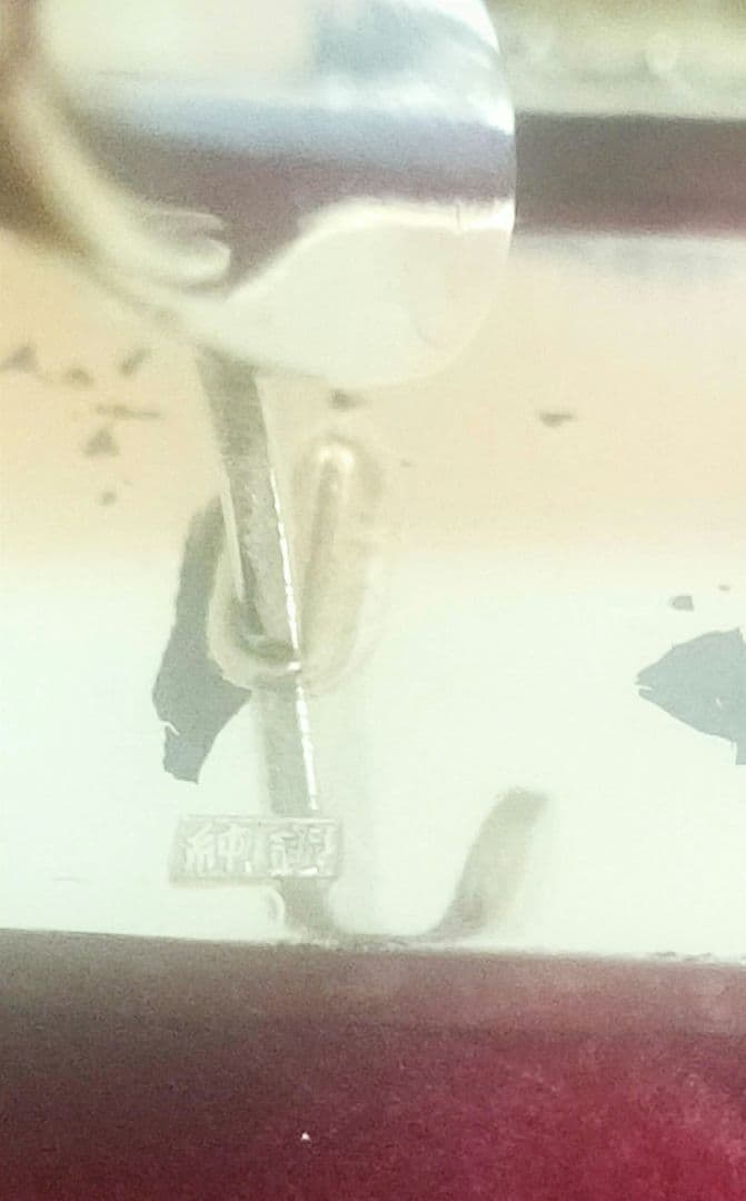 ★純銀製ライオンカフスボタン（カフリンクス）とネクタイピンのセット