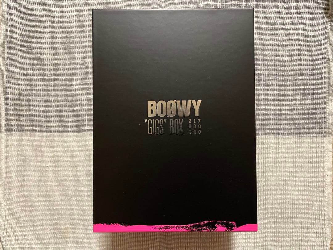 超美品【DVD】BOØWY “GIGS” BOX 8枚組　20周年