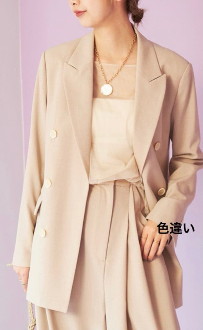 plage 【R’IAM】W LIKE ジャケット　38 テーラード　23AW