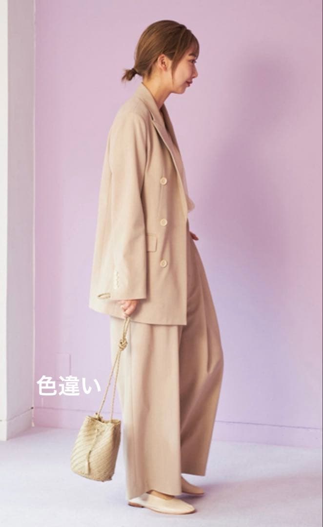 plage 【R’IAM】W LIKE ジャケット　38 テーラード　23AW