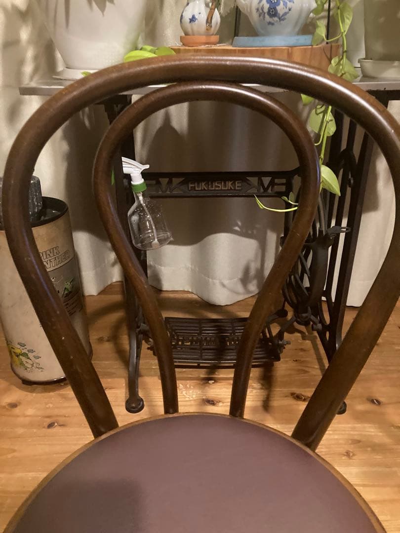 昭和レトロ　秋田木工ベントウッドチェア　曲木ダイニングチェア②