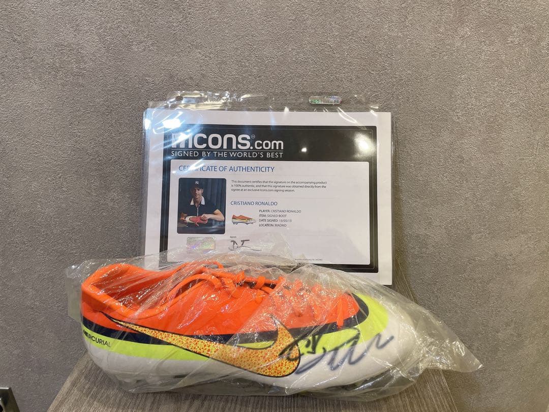 クリスティアーノ・ロナウド 直筆サイン cristiano ronaldo
