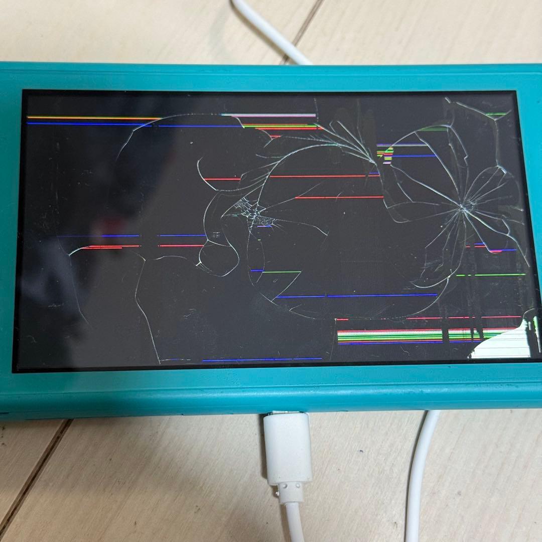 Nintendo Switch ライト　画面割れ　ジャンク