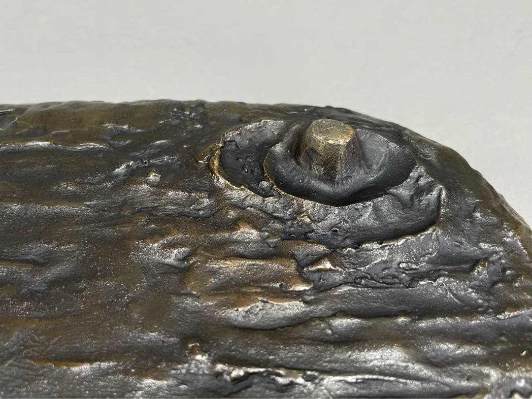 いけばな　池坊　古流　蠟型鋳造　般若純一郎造　鯉水盤　砂鉢　盆栽鉢　華道具 景色