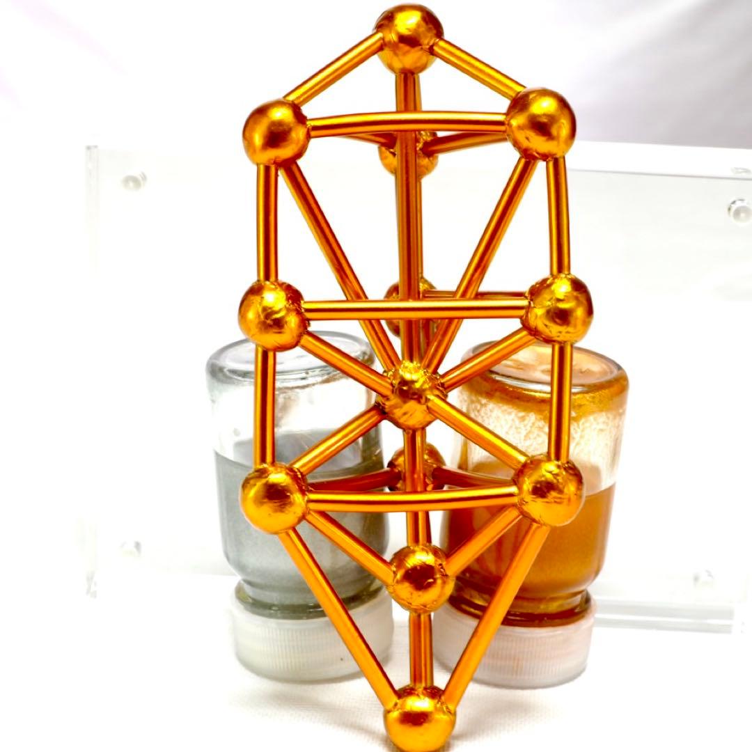 生命の樹　3Dカバラ　パドマ　立体カバラ　★グラデーションゴールドリュミエール2