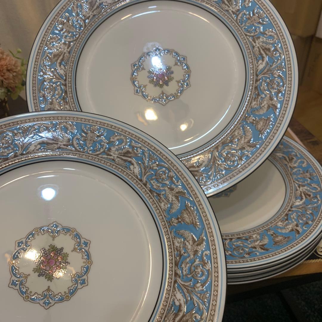 ウェッジウッド フロレンティーン　ターコイズ　27cm ディナープレート　6枚