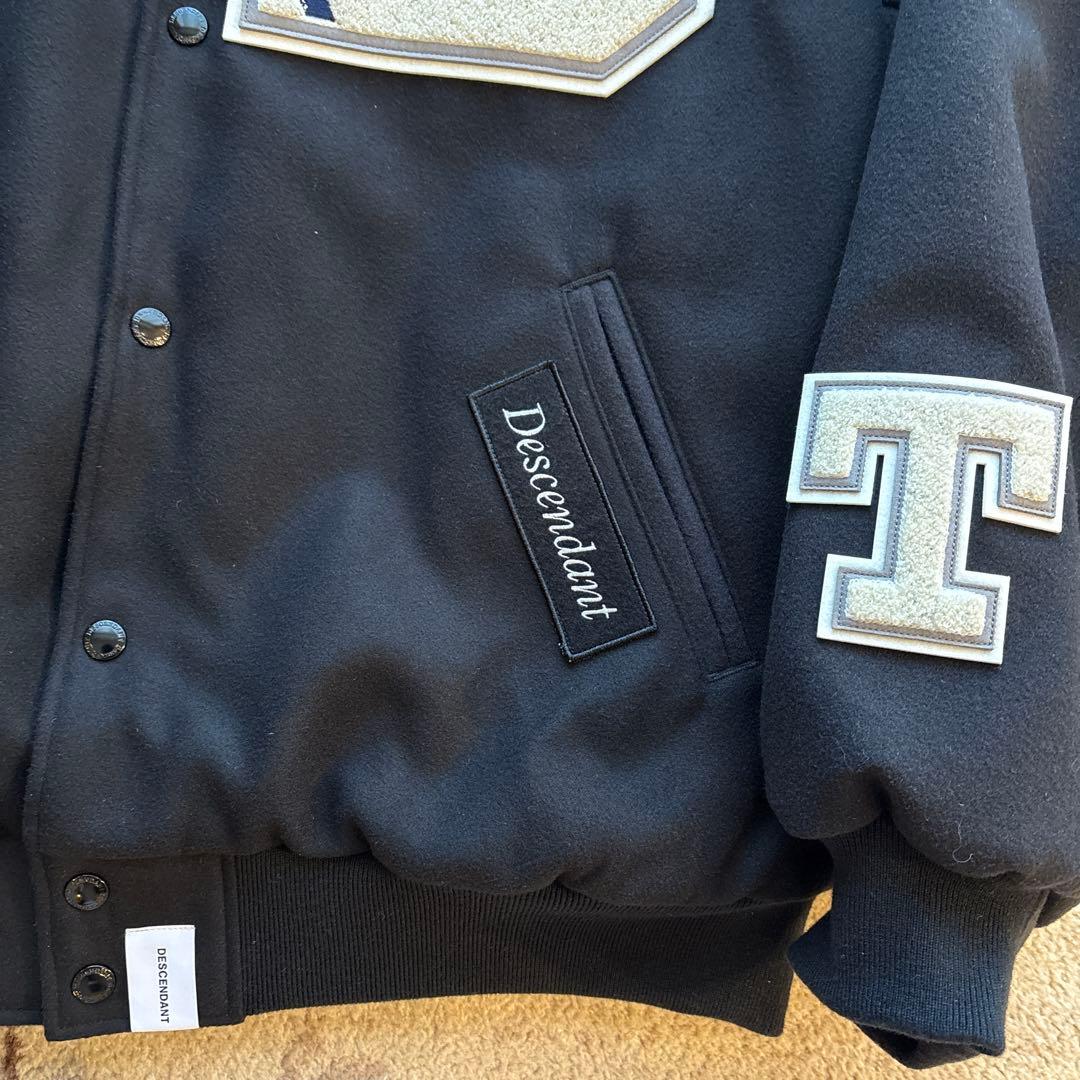 ディセンダント descendant ジャケット スタジャン サイズ3 黒