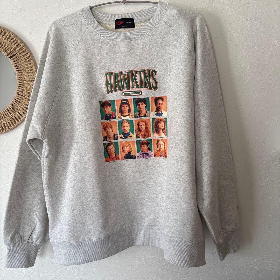 ニコアンド【STRANGERTHINGS】コラボアソートス ウェットプルオーバー