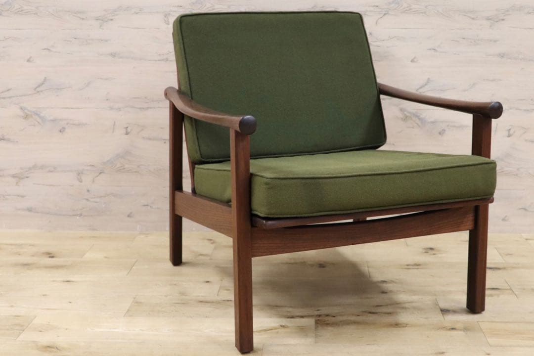 GMHS533B○オールドマルニ / maruni 孔雀 60年代 アームチェア