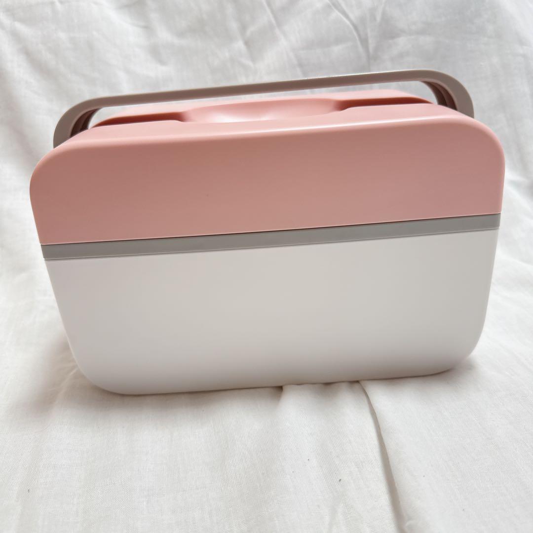 ⭐️未使用⭐️救急箱 薬箱 二層式 大容量 かわいい ポータブル ボックス
