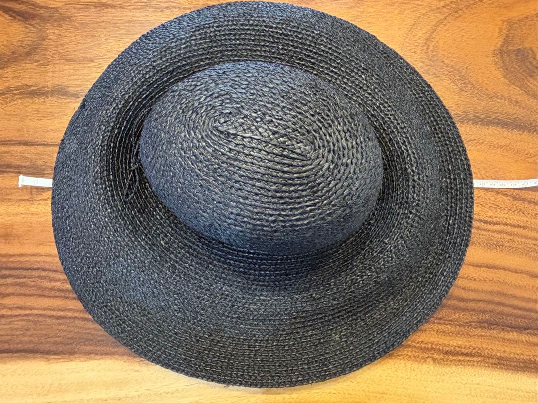 ヘレンカミンスキー　ラフィアハット　黒