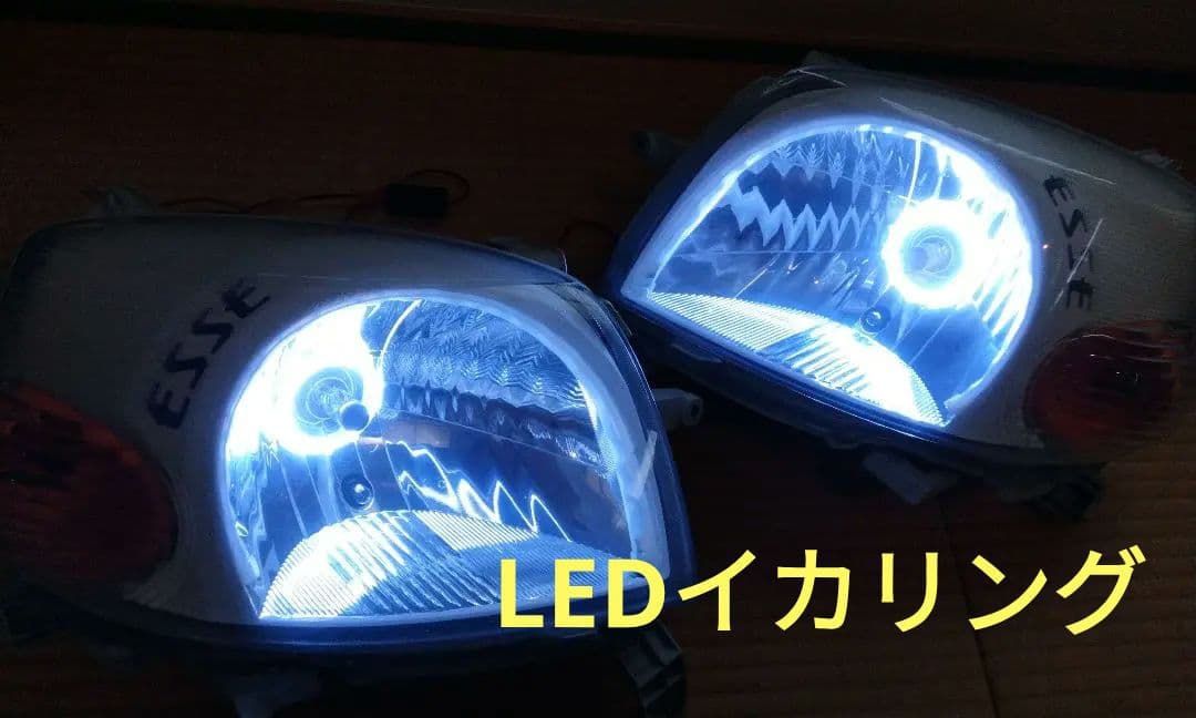 ダイハツ　エッセ　 ヘッドライト LEDイカリング LEDウインカー　L235S