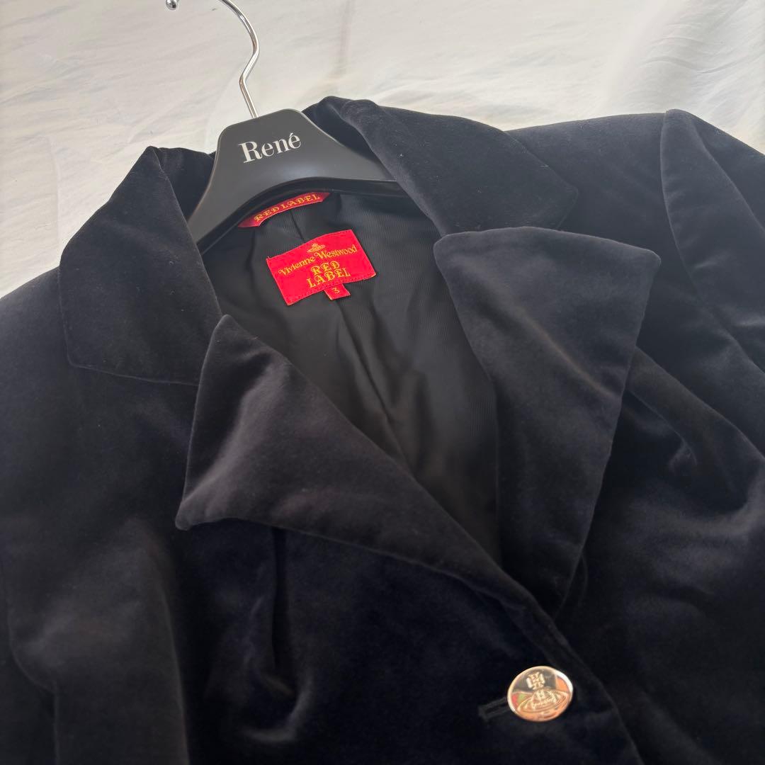 希少 金ボタン ヴィヴィアンウエストウッド ベッティーナジャケット ベロア 別珍