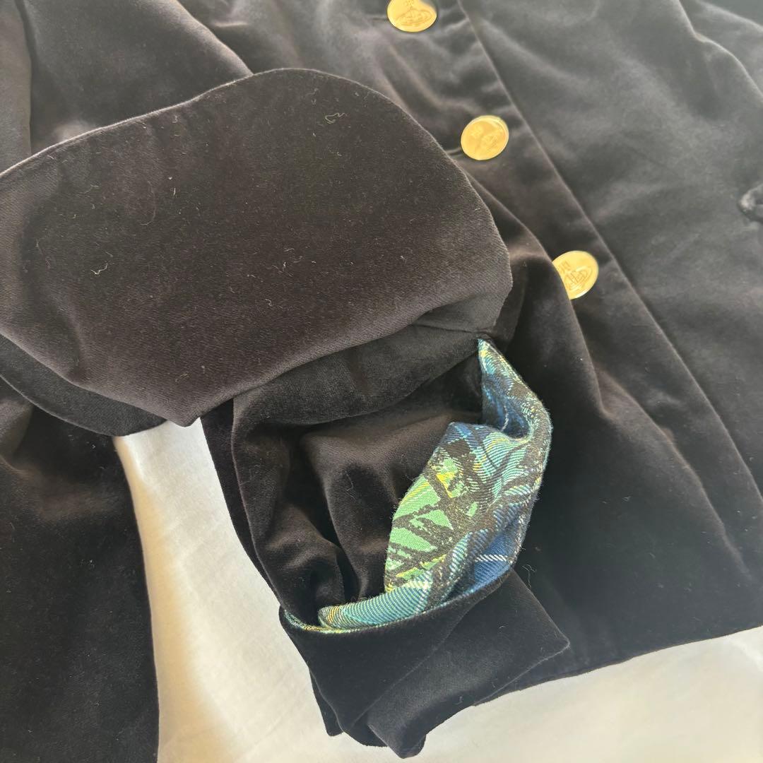 希少 金ボタン ヴィヴィアンウエストウッド ベッティーナジャケット ベロア 別珍