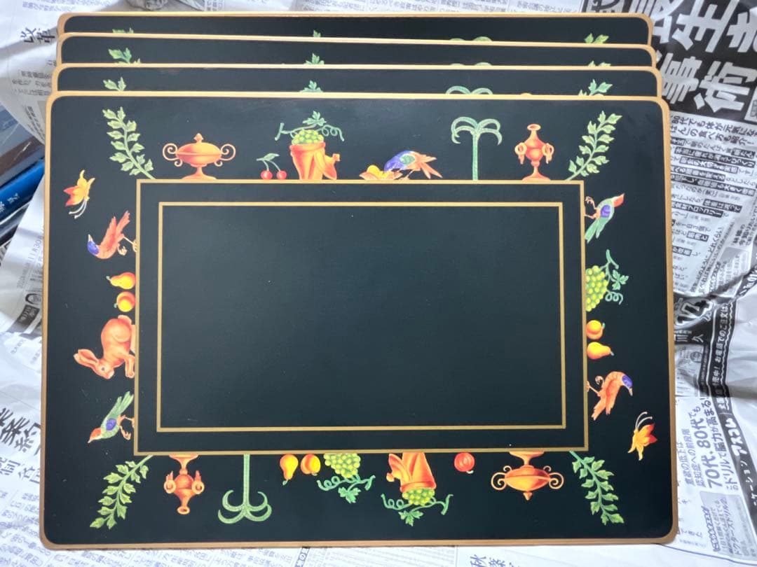 値下げ Tiffany ティファニー レディクレア トレーマット 4枚セット希少