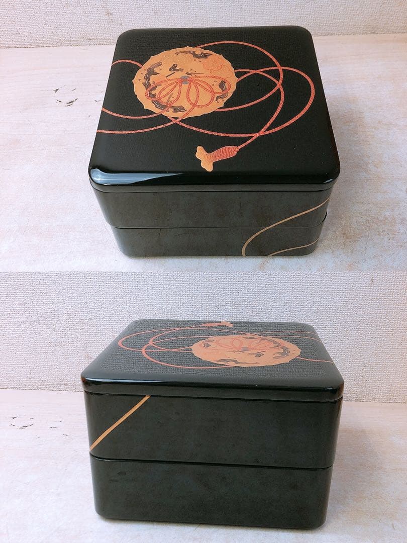 t*a様 美術漆器 若島屋謹製 輪島塗 四段重★重箱 和漆器 美術工芸品 伝統工