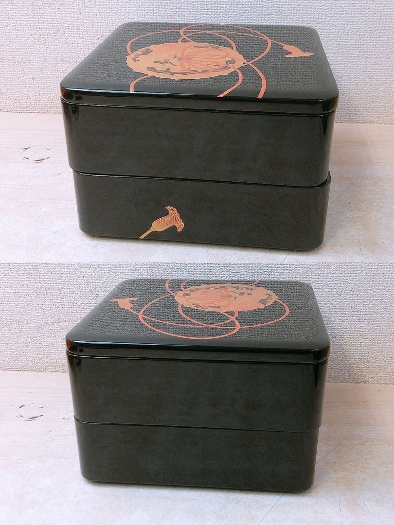 t*a様 美術漆器 若島屋謹製 輪島塗 四段重★重箱 和漆器 美術工芸品 伝統工