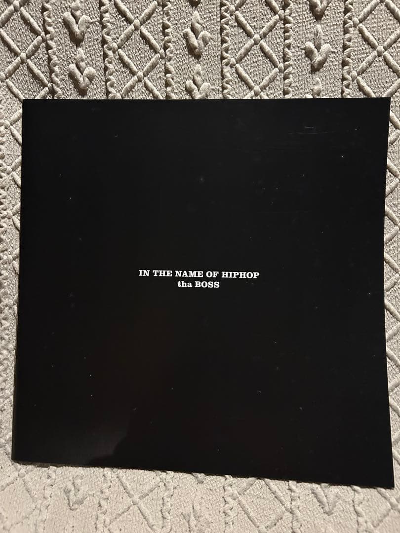 tha BOSS/IN THE NAME OF HIPHOP [3LP] 新品