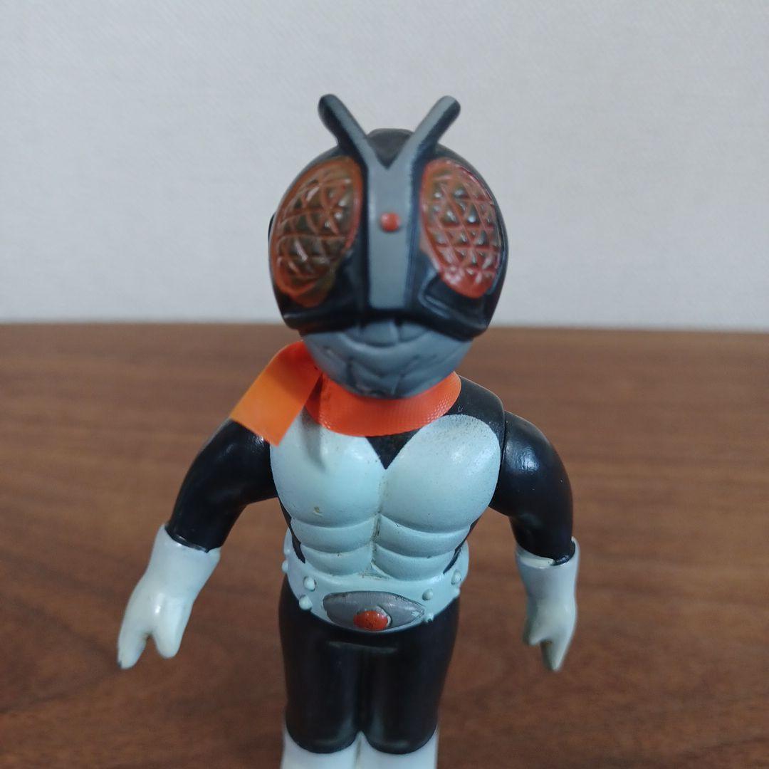 当時物　「仮面ライダー面取れ」激レアな指人形ミニソフビフィギュア