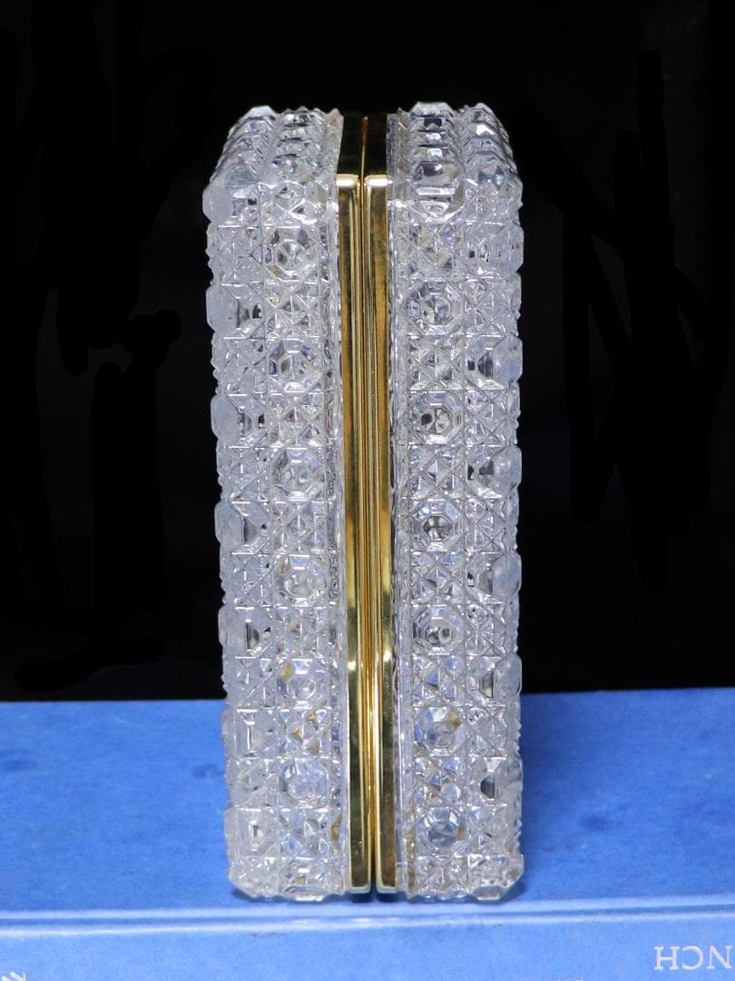 オールド・バカラ 1890年珍型 特大1.7kg 宝石箱 ディアマン・ピエーリー