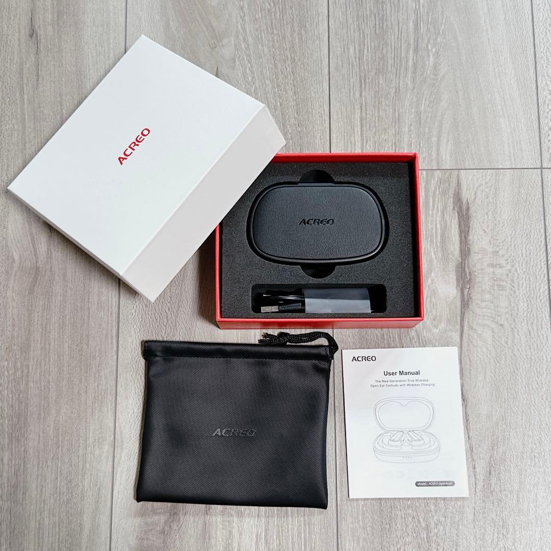 ★[並行輸入品]ACREOAcreo次世代のオープンイヤーヘッドフォン ブラック