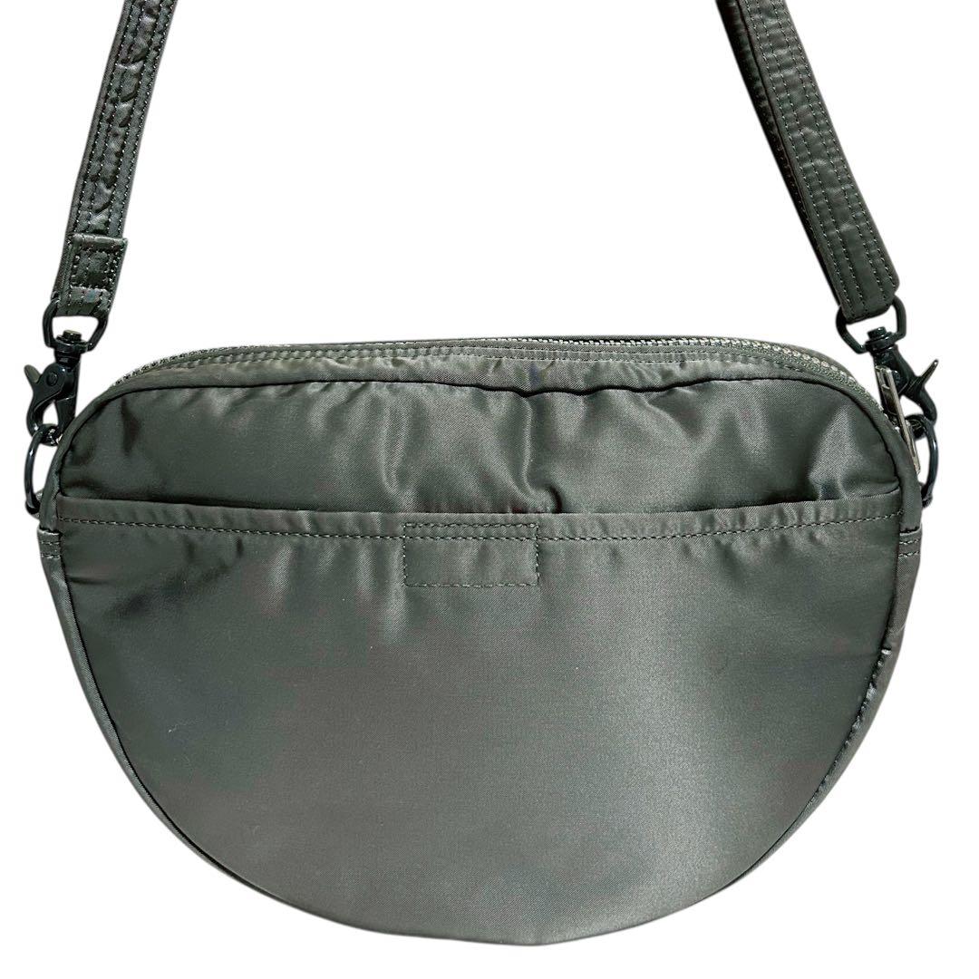 PORTER タンカー ハーフムーン ショルダーバッグ シルバーグレー 廃盤希少