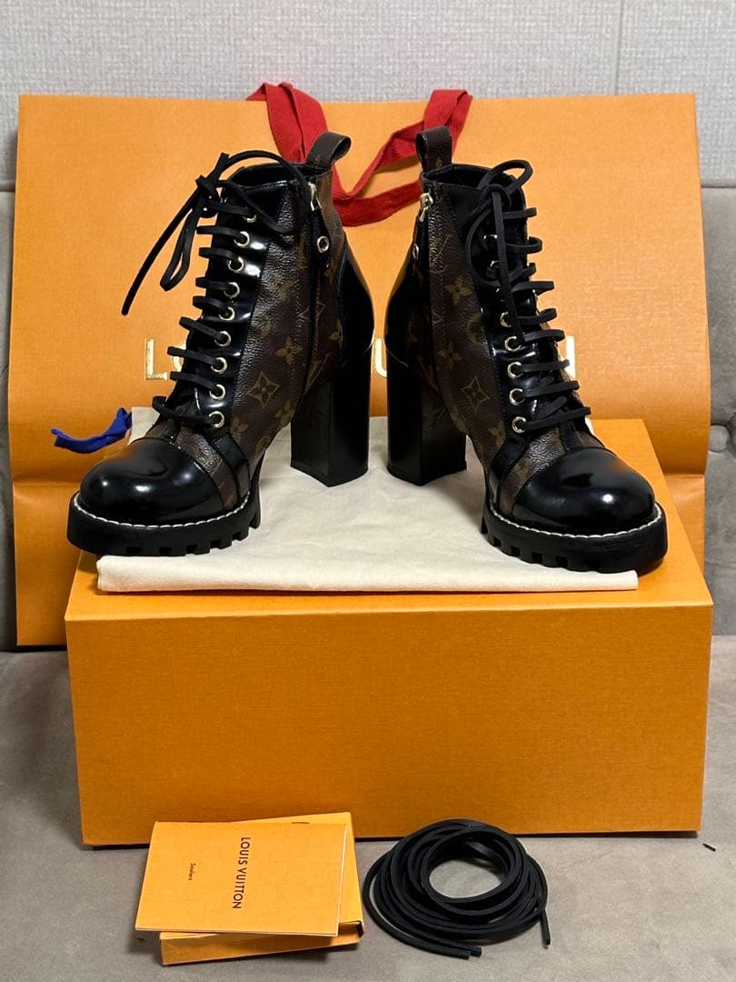 ルイヴィトン ブーツ スタートレイル 36ハーフ