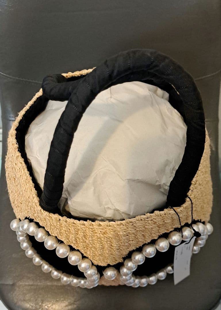 アジョリー かごバッグ パール 新品未使用 完売品