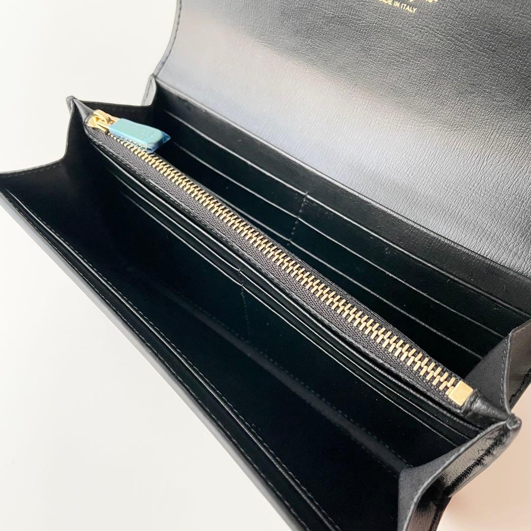 Ferragamo フェラガモ ヴァラリボン 長財布 ブラック レザー 新品