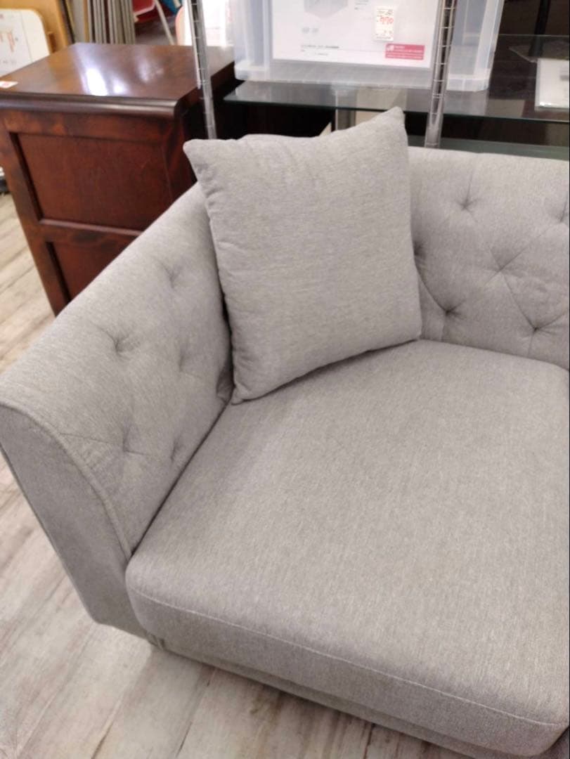 展示品❗2人掛けソファ　ファブリック　アンティーク風　北九州福岡市限定