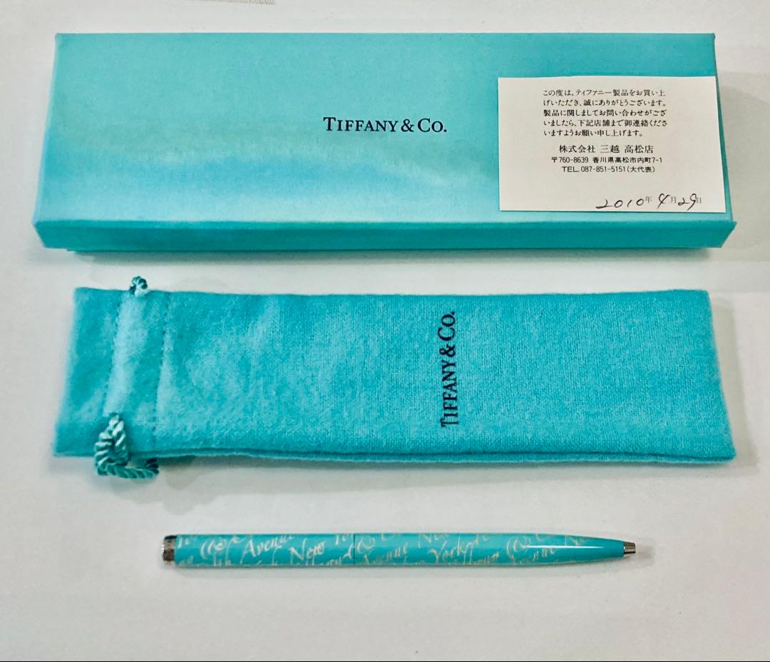 レア◆ティファニー高級ボールペン NOTES シルバー925 Tiffany新品