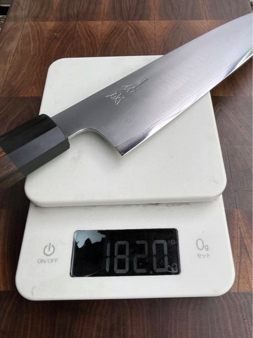 佑成 SG2 粉末ハイス鋼 牛刀　240mm 包丁　 紫檀柄　鞘付　霞仕上げ