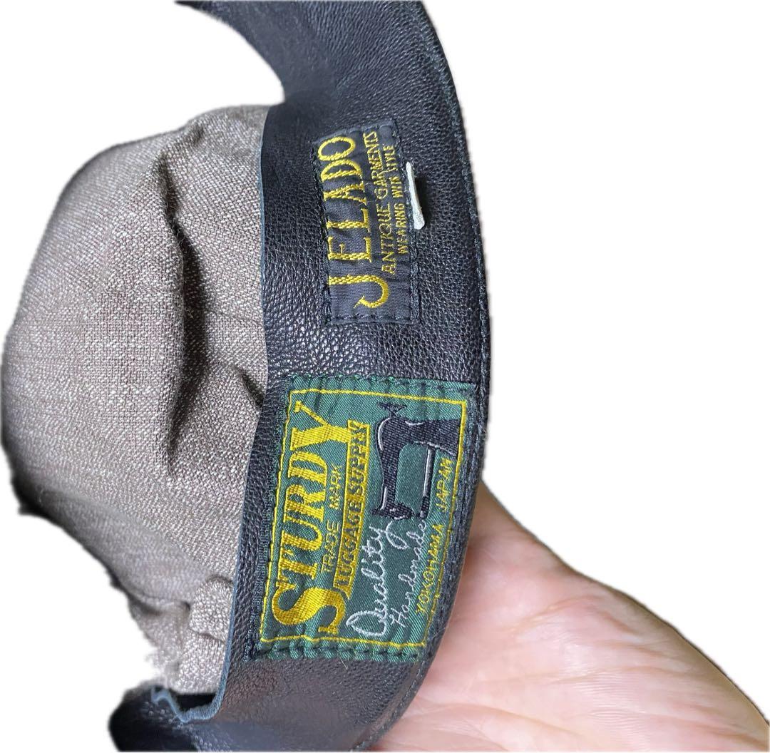 STURDY×JELADO レザーキャスケット