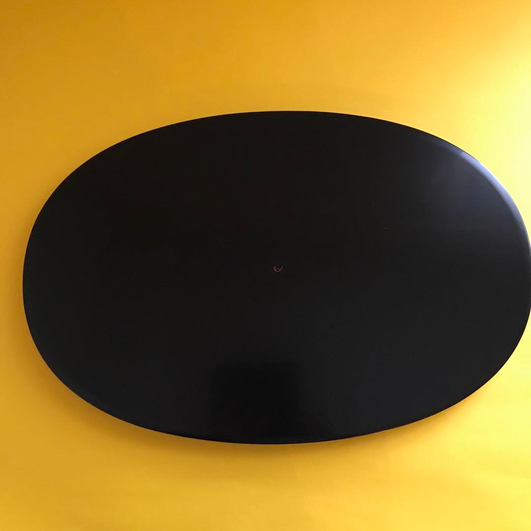 輪島朱帯黒うるみ塗り膳　茶道具