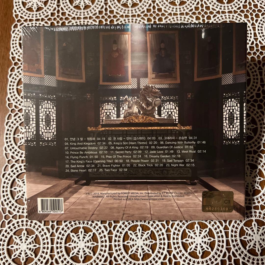 【新品未開封】王の顔　韓国盤　ソ•イングク　　　　　　韓国ドラマost 希少品