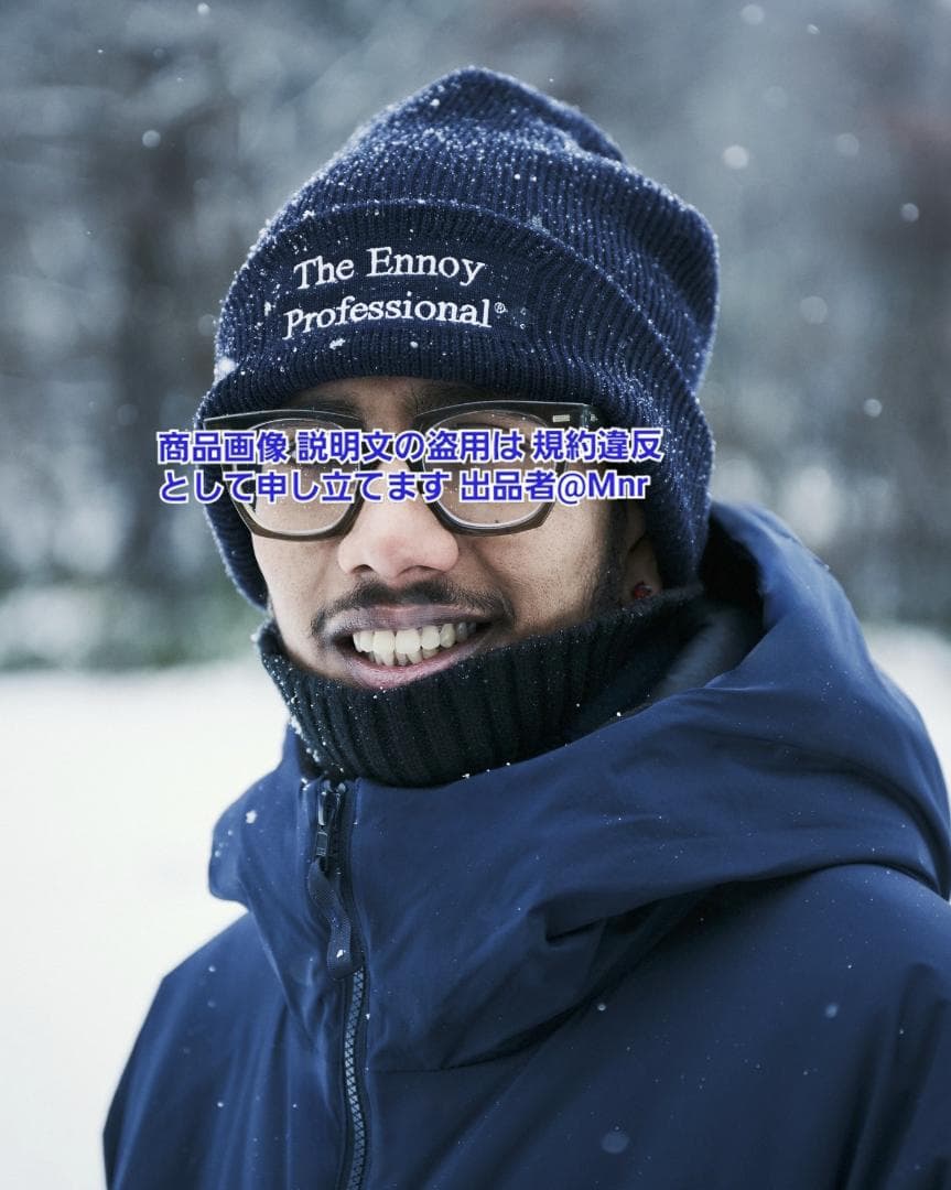 ENNOYとスタイリスト私物 PADDED NYLON HOODIE 黒 XXL